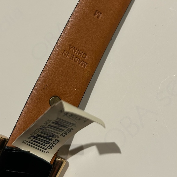 5 genuine leather high quality Italian Ralph Lauren Allsaints Chain Belts black - Picture 10 of 12